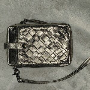 Silver Metallic Wallet